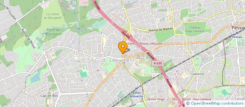 localisation de l'entreprise PIZZERIA LE VISCONTI MANO  PESSAC