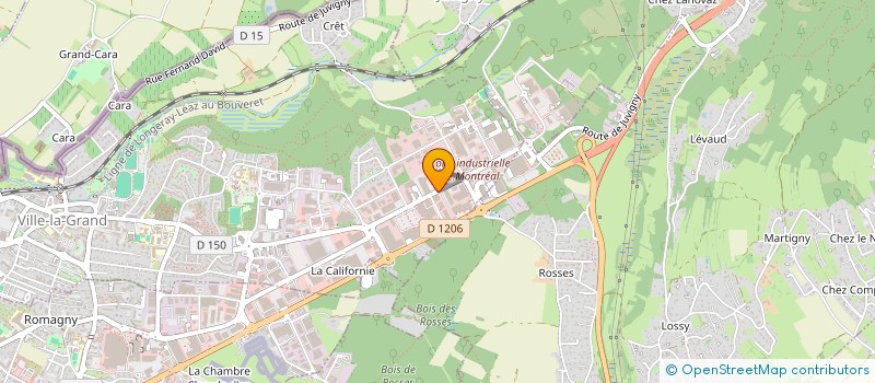 localisation de l'entreprise PIZZERIA LES QUATRE SAISONS à VILLE-LA-GRAND