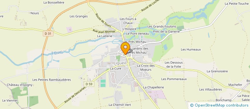 localisation de l'entreprise PIZZERIA LULLY  LIGUEIL