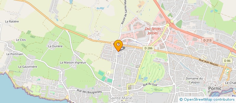 localisation de l'entreprise PIZZERIA LV à PORNIC