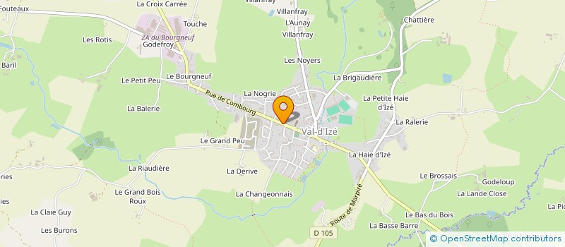 localisation de l'entreprise PIZZERIA MIA à VAL-D'IZE