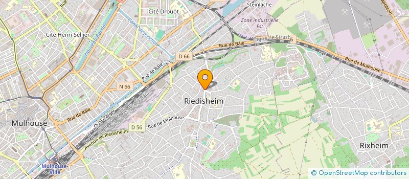 localisation de l'entreprise PIZZERIA NAPOLI  RIEDISHEIM