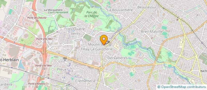 localisation de l'entreprise PIZZERIA PASSIONE à SAINT-HERBLAIN