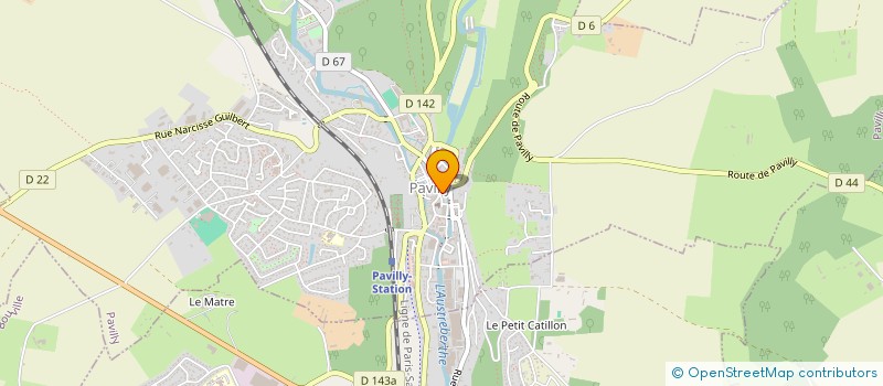localisation de l'entreprise PIZZERIA PAVILLAISE  PAVILLY