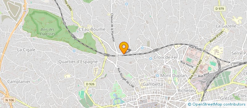 localisation de l'entreprise PIZZERIA PICCOLA  NIMES