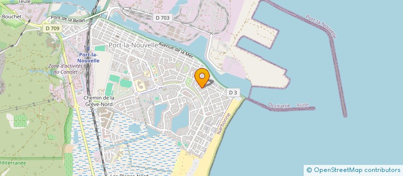 localisation de l'entreprise PIZZERIA PORTOFINO à PORT-LA-NOUVELLE