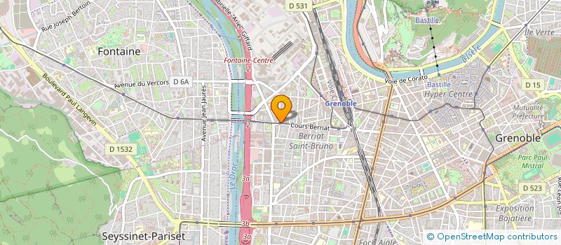 localisation de l'entreprise PIZZERIA RESTAURANT VA BENE à GRENOBLE