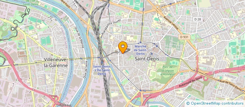 localisation de l'entreprise PIZZERIA RIALTO NM à SAINT-DENIS
