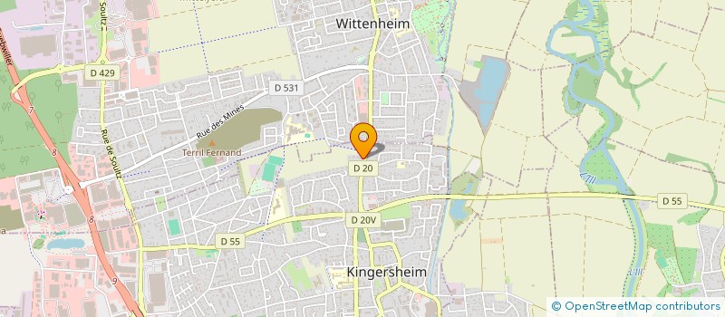 localisation de l'entreprise PIZZERIA SAN REMO  KINGERSHEIM