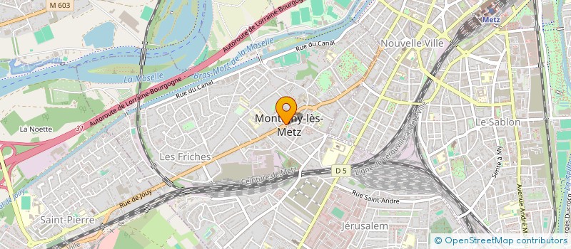 localisation de l'entreprise PIZZERIA SAVIOLI SARL à MONTIGNY-LES-METZ