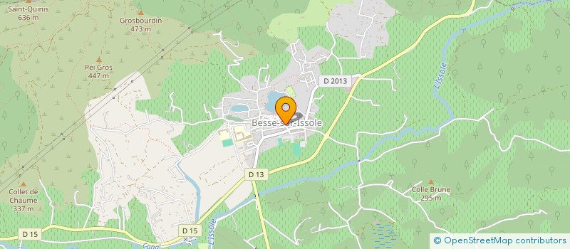 localisation de l'entreprise PIZZERIA SNACK L'IMPREVU à BESSE-SUR-ISSOLE