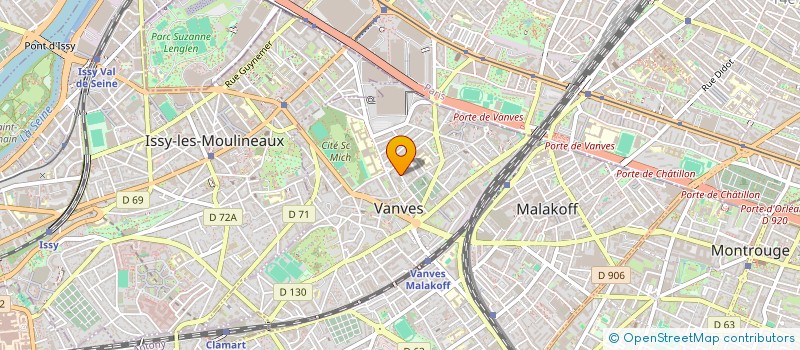 localisation de l'entreprise PIZZERIA SOLE MIO à VANVES