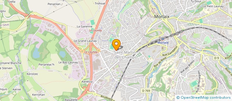 localisation de l'entreprise PIZZERIA ST MARTIN DES CHAMPS  SAINT-MARTIN-DES-CHAMPS