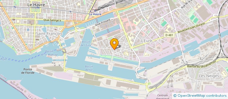 localisation de l'entreprise PIZZERIA ST-NICOLAS à LE HAVRE