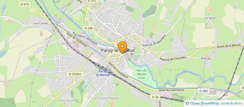 localisation de l'entreprise PIZZERIA STROMBOLI à PARAY-LE-MONIAL