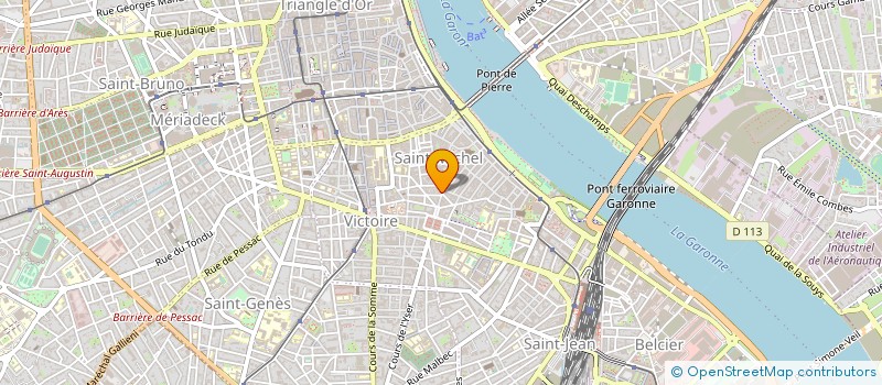 localisation de l'entreprise PIZZERIA TRATTORIA GENNARO à BORDEAUX