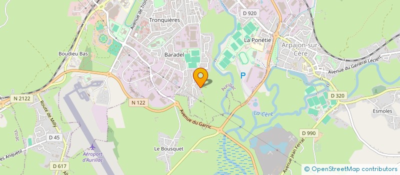 localisation de l'entreprise PIZZERIE ROTISSERIE LA MEDINA à AURILLAC