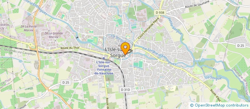 localisation de l'entreprise PIZZETTE L'ISLE SUR LA SORGUE  L ISLE SUR LA SORGUE