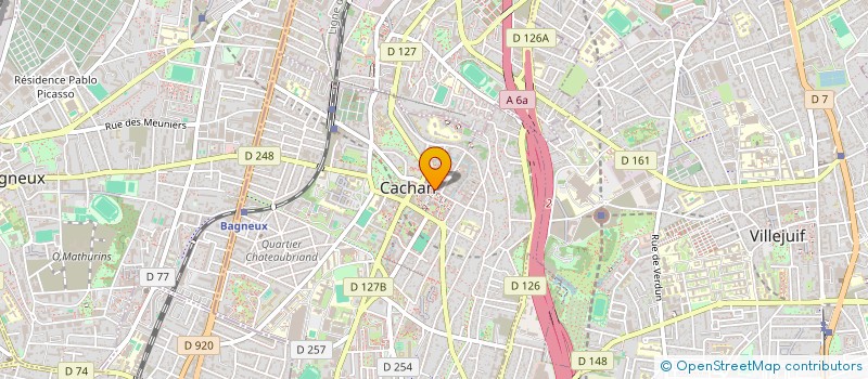 localisation de l'entreprise PIZZEVINCE  CACHAN