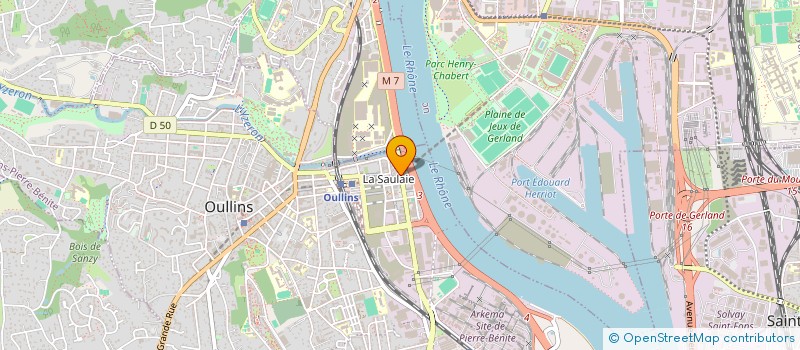 localisation de l'entreprise PIZZO'S BOIS OULLINS  OULLINS-PIERRE-BENITE