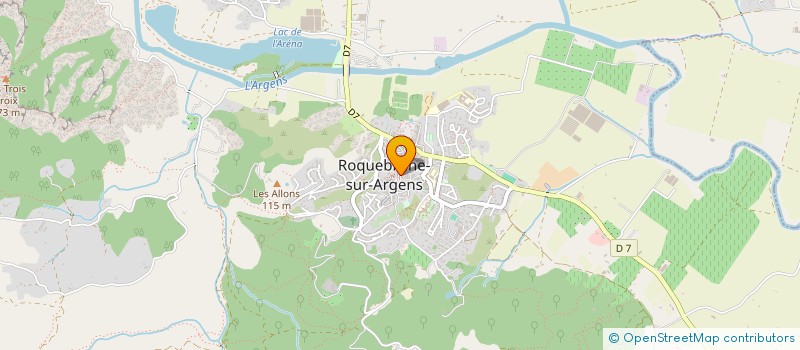 localisation de l'entreprise PIZZZA LILA à ROQUEBRUNE-SUR-ARGENS