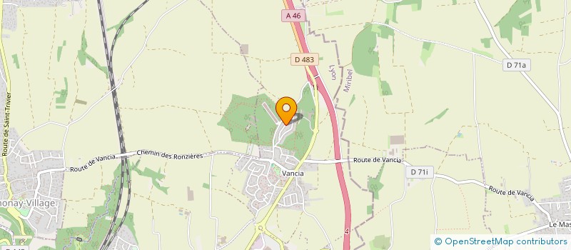 localisation de l'entreprise PJ 3M MAR  RILLIEUX-LA-PAPE