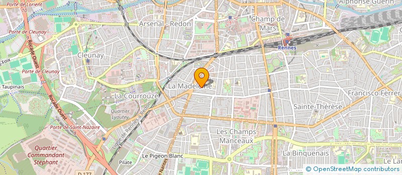 localisation de l'entreprise PJ  RENNES