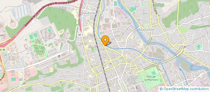 localisation de l'entreprise PJ AUTOMOBILES à NANCY