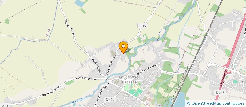 localisation de l'entreprise PJ BAT  LAVERNOSE-LACASSE