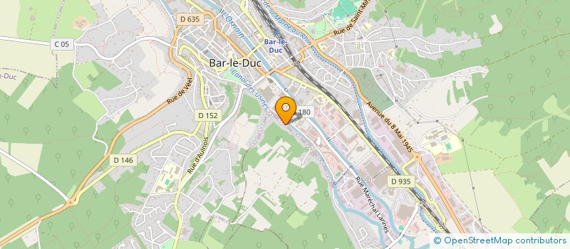 localisation de l'entreprise PJ BETON à FAINS-VEEL