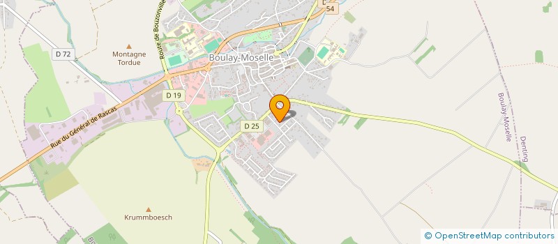 localisation de l'entreprise PJ COM  BOULAY-MOSELLE