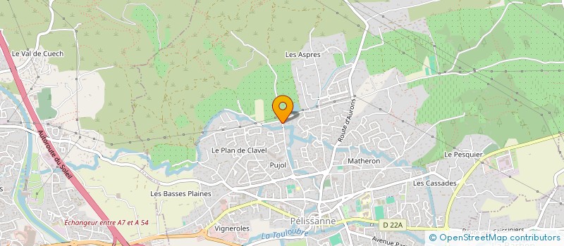 localisation de l'entreprise PJ CONSEIL à PELISSANNE
