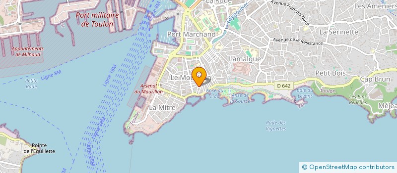 localisation de l'entreprise PJ CONSTRUCTION  TOULON