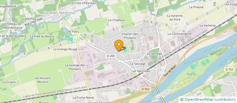 localisation de l'entreprise PJ CONSULTANTS  NAZELLES-NEGRON