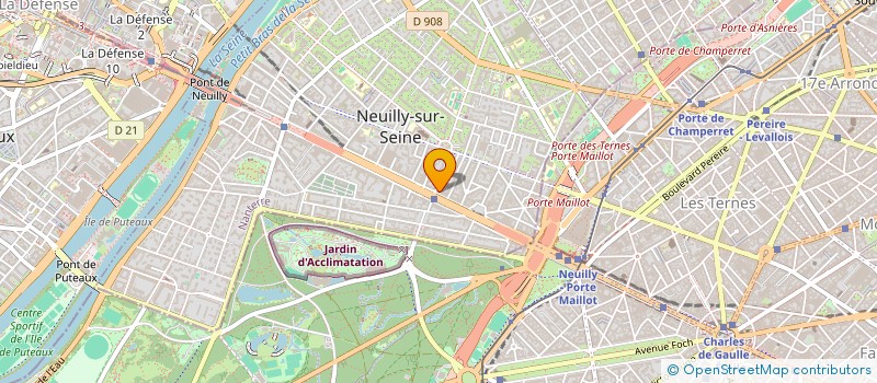 localisation de l'entreprise PJ GLOBAL CONSEILS à NEUILLY-SUR-SEINE
