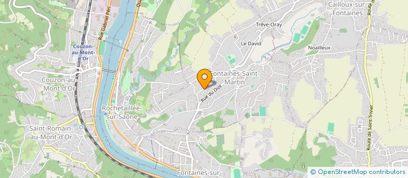 localisation de l'entreprise PJ HOLDING  FONTAINES-SAINT-MARTIN