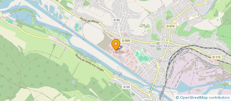 localisation de l'entreprise PJ HOLDING  PONT-SAINT-VINCENT