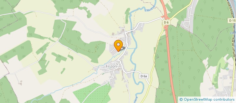 localisation de l'entreprise PJ IMMO  FRIZON