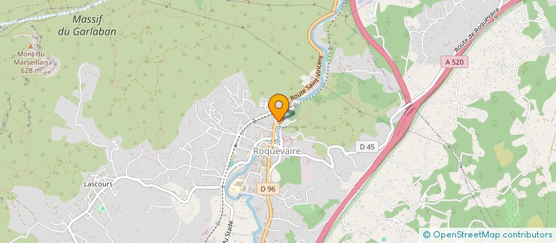 localisation de l'entreprise PJ IMMO  ROQUEVAIRE