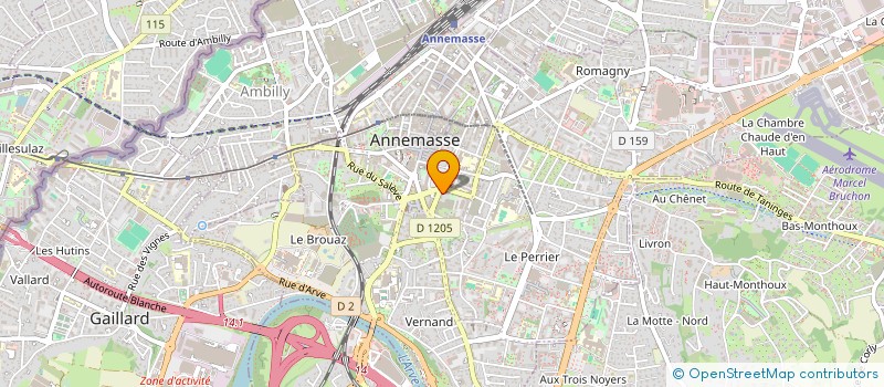 localisation de l'entreprise PJ INVEST à ANNEMASSE