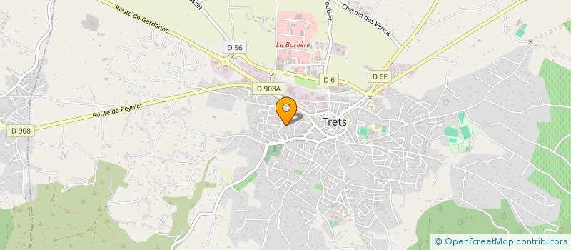 localisation de l'entreprise PJ MEDIAS à TRETS