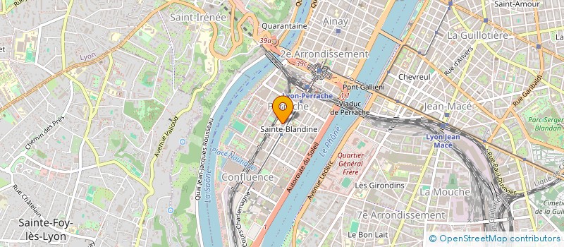 localisation de l'entreprise PJ PARTICIPATIONS  LYON