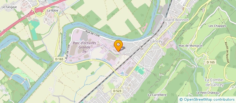 localisation de l'entreprise PJ RENOV' à VILLARD-BONNOT