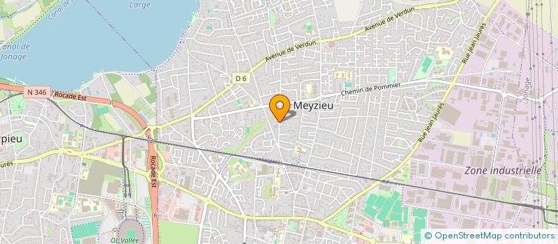 localisation de l'entreprise PJ-RM  MEYZIEU