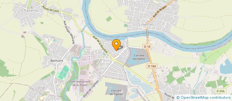 localisation de l'entreprise PJ TUYAUTERIE  CHOZEAU