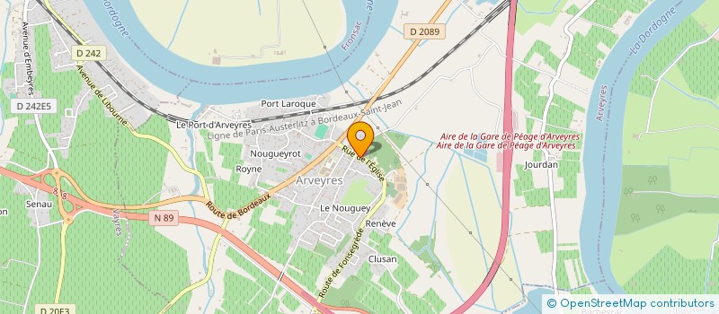 localisation de l'entreprise PJ  WINES  NEAC