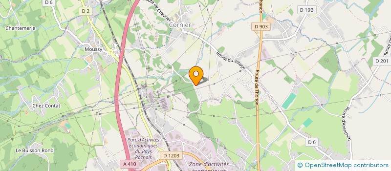 localisation de l'entreprise PJ2M  CORNIER