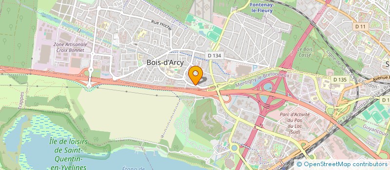 localisation de l'entreprise PJ2R à BOIS D ARCY
