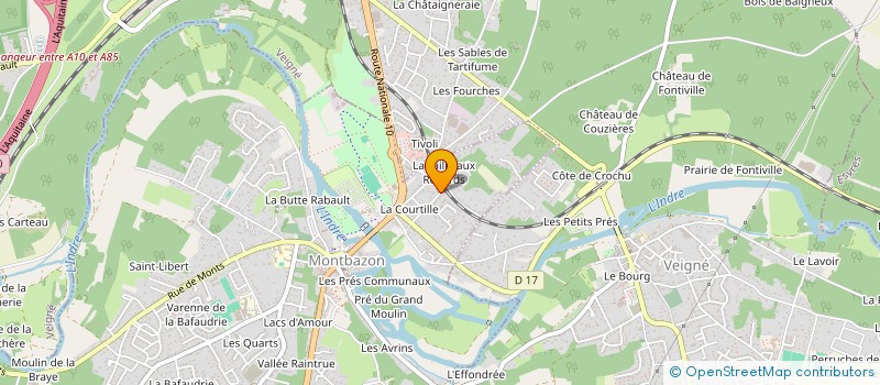 localisation de l'entreprise PJ37  MONTBAZON