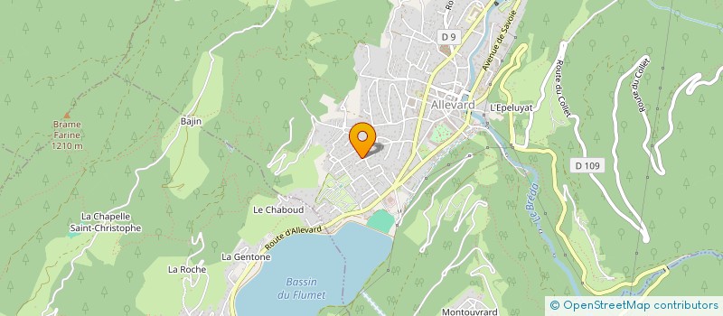 localisation de l'entreprise PJ4 IMMO  ALLEVARD